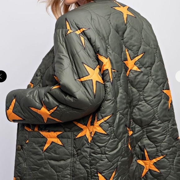 Easel DOG Printed/Embroidered REVERSIBLE Sherpa Jacket - Picture 3 of 7